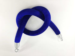 Crowd Control Stanchion Queue Barrier Post 59" Blue Velvet Rope