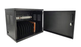 20 x 17 Tablet Charging Cabinet Wall Mount or Countertop, 12 Outlet Strip, Vented 120040