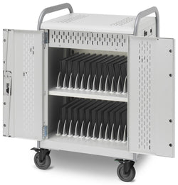 Tablet Charging AV Cart w/ Wheels, 30 Outlet Power Strip