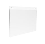 Wall Mount Sign Holder Clear Acrylic Picture Frame Transparent Poster Frame 12061-11X8.5-24PK