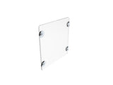 8.5x11" Acrylic Sign Holder with Suction Cups 12063