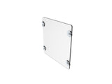 8.5x11" Acrylic Sign Holder with Suction Cups 12063