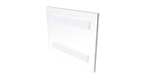 11 x 8.5"h Wall Mount Clear Window Signs Plexiglass Acrylic Landscape Frame