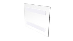 Clear Wall-Mount/ Window Signs Plexiglass Acrylic Feature 11"w x 8.5"h Landscape Frame Wall Mount 12067