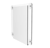 Clear Window Sign Holder with Suction Cups (8.5-x-11-inch) Made from Durable PET Material Shatter Re