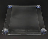 Clear Window Sign Holder with Suction Cups (8.5-x-11-inch) Made from Durable PET Material Shatter Re
