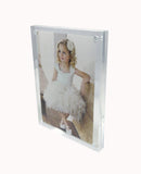 Deluxe Thick Plexiglass Acrylic Picture Frame Magnetic Closure 4.25*5.75" 12092