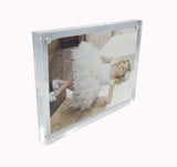 Deluxe Thick Plexiglass Acrylic Picture Frame Magnetic Closure 4.25*5.75" 12092