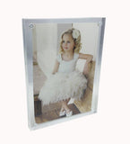 Deluxe Thick Plexiglass Acrylic Picture Frame Magnetic Closure 4.25*5.75" 12092
