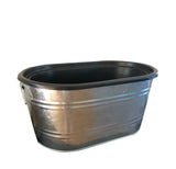 Beverage Ice Tub Galvanized Metal Party Ice Bucket Champane Soda Beer Ice Tub 12176
