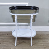 Tub with Stand Ice Bucket Party Mobile Drink Beverage Rack Station Refreshment 12176+21844