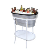 Tub with Stand Ice Bucket Party Mobile Drink Beverage Rack Station Refreshment 12176+21844