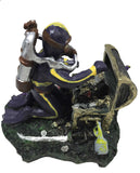 Diver Treasure Chest Ornament for Aquarium Fish Tank Decoration 12183