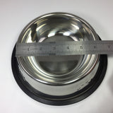 16-oz Dog/Cat Bowl Stainless Steel Dog Pet Food or Water Bowl Dish 12195