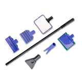 Aquarium Scrubber, Net, Clip, Scraper, Plant Grabber Tool Kit12207