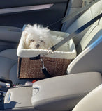 Pet Dog Cat Seat Booster Car Carrier Bag Pet Travel Messenger Tote Soft Kennel 12235