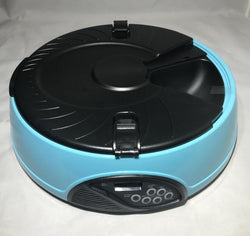 FixtureDisplays 6 Meal Timed Automatic Pet Feeder Dog Cat Food Dispenser 12246