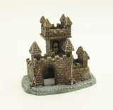 MEDIEVAL STONE CASTLE RESIN ORNAMENT AQUARIUM DECORATION12252