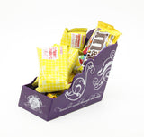 Display, countertop  chocolate candy keychain holder, tip box 1293