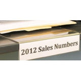 Frame, Shelf Label, Holders 8" x 2" Signage/Counters/Shelves/Reception Desk 10pk