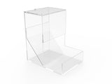 6"w x 8.6"h x 8"d Gravity Dispenser, Acrylic Plaxiglass Candy Bin Compartment 13035