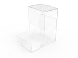 6"w x 8.6"h x 8"d Gravity Dispenser, Acrylic Plaxiglass Candy Bin Compartment 13035