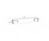 Clear Acrylic Plexiglass Rods Standoff set of 4 Rods 13133