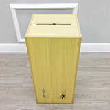 Wood Donation Box Tithing Box Fundraising Stand Suggestion Charity Fundraising 13155-NEW