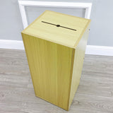 Wood Donation Box Tithing Box Fundraising Stand Suggestion Charity Fundraising 13155-NEW