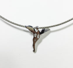 Silver Plated Christian Angel Pendant 13290