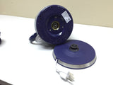 Teapot Ceramic Electric Kettle Warm Plate, Blue Polka Dot Decor, Gift, New,13582