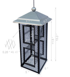 Metal Mesh Wild Bird Feeder Songbird Sunflower Seed Corn Feeder Garden Decor