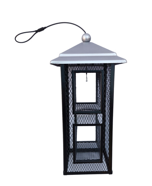 Metal Mesh Wild Bird Feeder Songbird Sunflower Seed Corn Feeder Garden Decor