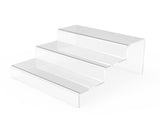 Acrylic Plexiglass Clear Tiered Riser 8.66x8.98x3.54" 13803