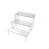 Acrylic Plexiglass Clear Riser Set of Three 13804
