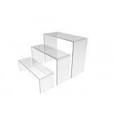 Acrylic Plexiglass Clear Riser Set of Three 13804