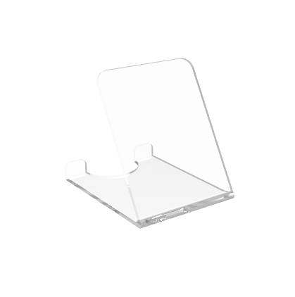 Acrylic Plexiglass Clear Plate Holder Glorifier 13806 4 PK