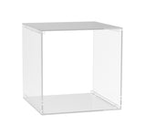 4-sided Clear Plexiglass Acrylic Transparent 12" Cube Display 4 T-Shirts, Clothing 13808