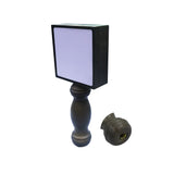 FixtureDisplays Wooden Beer Tap Handle with Two Small White Chalkboard 14002