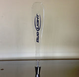 Clear Acrylic Beer Tap Handle Draft Pub Style Bud Lite 14101