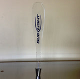 Clear Acrylic Beer Tap Handle Draft Pub Style Bud Lite 14101