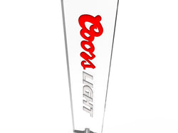Acrylic Plexiglass Lucite Coors Lite Handle 14110