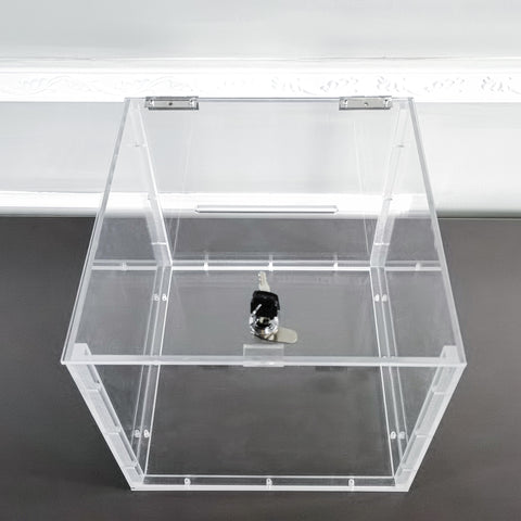 Glass Tithe Box 12X12X12