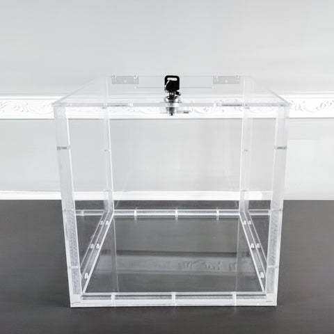 Glass Tithe Box 12X12X12