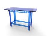 Blue Tinted Plexiglass Acrylic Church Communion Christian Table Desk 14309