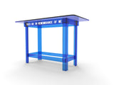 Blue Tinted Plexiglass Acrylic Church Communion Christian Table Desk 14309
