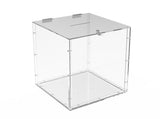 15x15x15" Clear Plexiglass Large Tithing Box Offering Box Ballot Box 14316 BOX