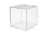 15x15x15" Clear Plexiglass Large Tithing Box Offering Box Ballot Box 14316 BOX