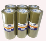 24 Rolls Brown Sealing Tape Carton Packing Box Tape 2.83"x110Y 14408 24
