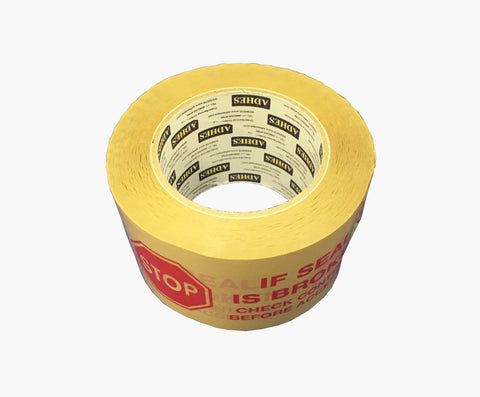 6 Rolls Brown 2.83" Carton Sealing Tape ¨C STOP warning